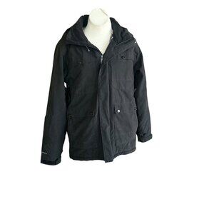 RPZN Ripzone Men's Black Insulated Snowboard Jacket Size Medium